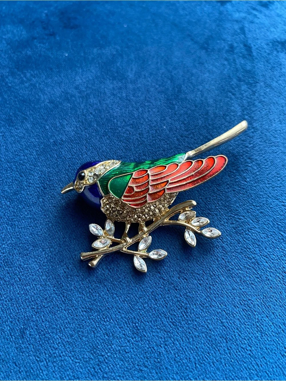 Vintage Anne Klein Bird Brooch Pin